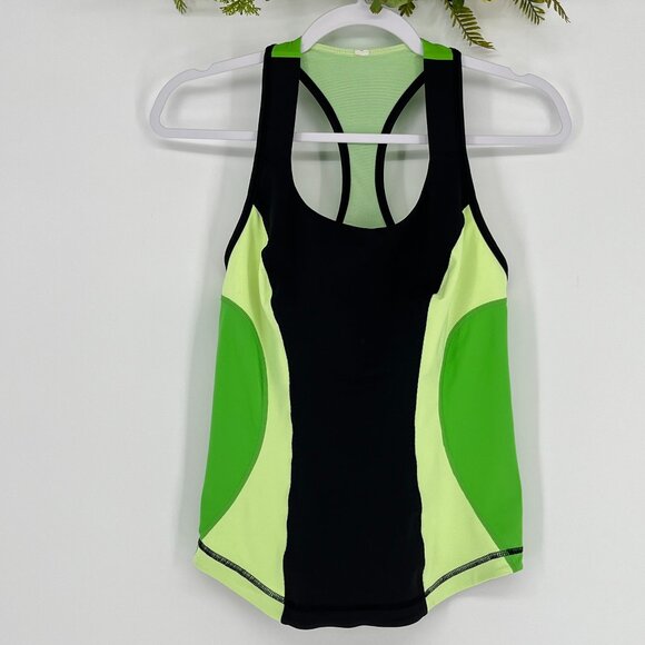 Lululemon Athetletica Cardio Kick Tank Neon Size 8 - Picture 3 of 12